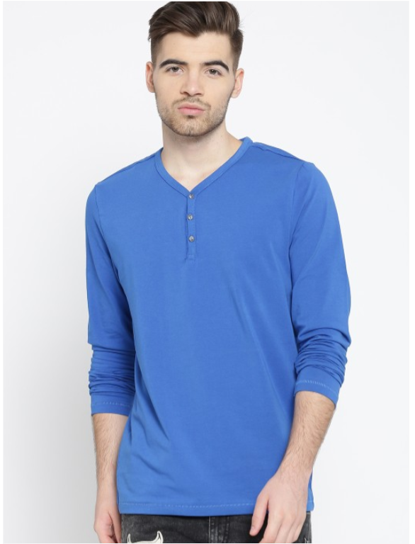 Blue T-shirt Vneck